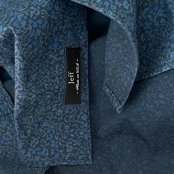 Jeff made in USA men’s button up size medium - Picture 5 of 7